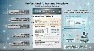 aicareerly professional ai one page template