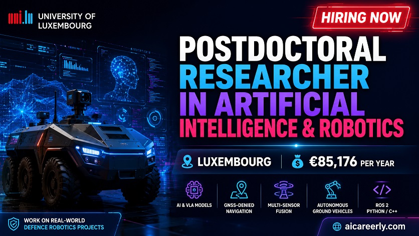 postdoc researcher ai and robotics
