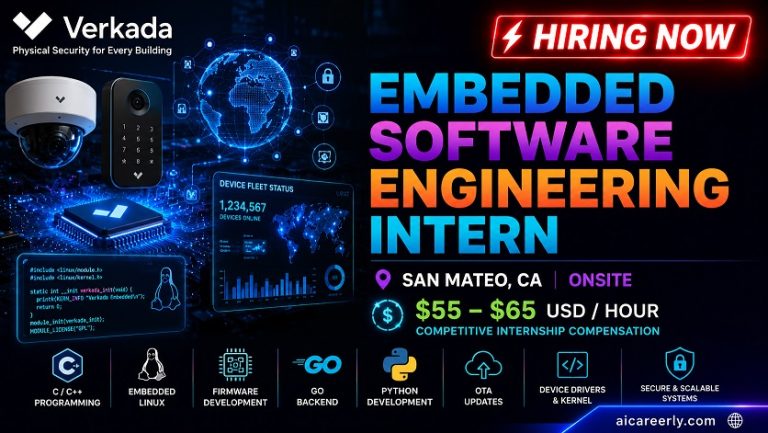 verkada embedded software engr intern