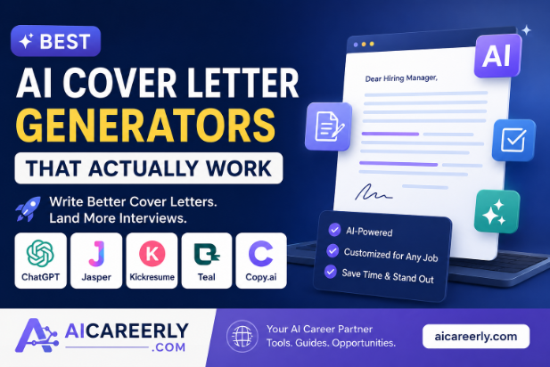 Best AI Cover Letter Generators That Actually Work ai cover letter generator
